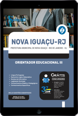 Apostila Prefeitura de Nova Iguaçu - RJ em PDF  - Orientador Educacional III - Imagem 1