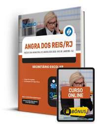 Capa Apostila Prefeitura de Angra dos Reis - RJ  - Secretario Escolar