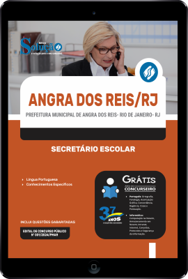 Apostila Prefeitura de Angra dos Reis - RJ em PDF  - Secretario Escolar - Imagem 1