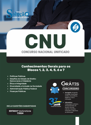 Apostila CNU  - Conhecimentos Gerais para os Blocos 1, 2, 3, 4, 5, 6 e 7 - Imagem 3