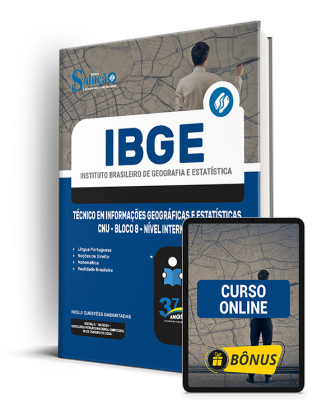 Apostila IBGE  - Técnico em Informações Geográficas e Estatísticas - CNU - Bloco 8 - Nível Intermediário - Imagem 1