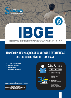 Apostila IBGE  - Técnico em Informações Geográficas e Estatísticas - CNU - Bloco 8 - Nível Intermediário - Imagem 3