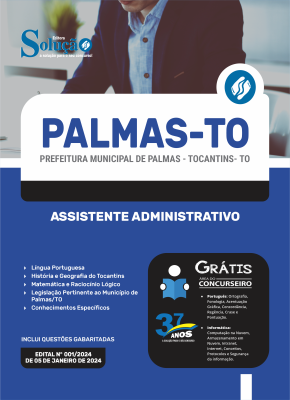 Apostila Prefeitura de Palmas - TO  - Assistente Administrativo - Imagem 3