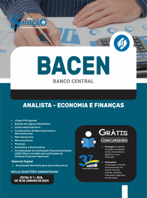 Apostila BACEN  - Analista - Economia e Finanças - Imagem 3