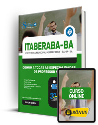 Capa Apostila Prefeitura de Itaberaba - BA  - Comum a Todas as Especialidades de Professor NU I