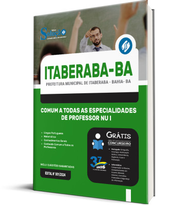 Apostila Prefeitura de Itaberaba - BA  - Comum a Todas as Especialidades de Professor NU I - Imagem 2