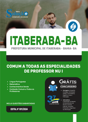 Apostila Prefeitura de Itaberaba - BA  - Comum a Todas as Especialidades de Professor NU I - Imagem 3