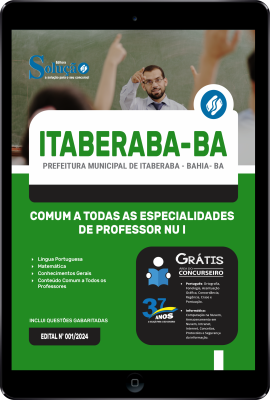 Apostila Prefeitura de Itaberaba - BA em PDF  - Comum a Todas as Especialidades de Professor NU I - Imagem 1