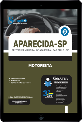 Apostila Prefeitura de Aparecida - SP em PDF  - Motorista - Imagem 1