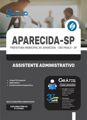 Apostila Prefeitura de Aparecida - SP  - Assistente Administrativo - Imagem 3