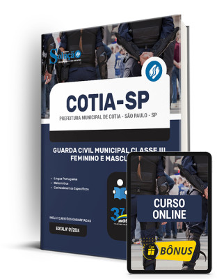 Apostila Prefeitura de Cotia - SP  - Guarda Civil Municipal Classe III - Feminino e Masculino - Imagem 1