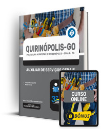 Capa Apostila Prefeitura de Quirinópolis - GO  - Auxiliar de Serviços Gerais
