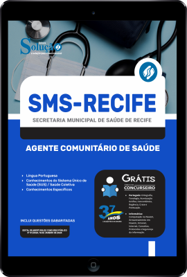 Apostila SMS Recife em PDF  - Agente Comunitário de Saúde - Imagem 1