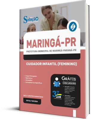Apostila Prefeitura de Maringá - PR  - Cuidador Infantil (Feminino) - Imagem 2