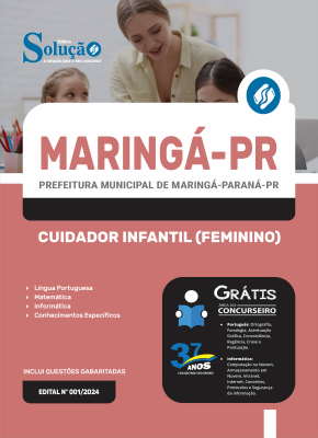 Apostila Prefeitura de Maringá - PR  - Cuidador Infantil (Feminino) - Imagem 3