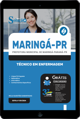 Apostila Prefeitura de Maringá - PR em PDF  - Técnico em Enfermagem - Imagem 1