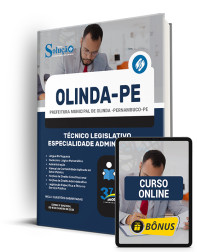 Capa Apostila Câmara de Olinda - PE  - Técnico Legislativo - Especialidade: Administrativa