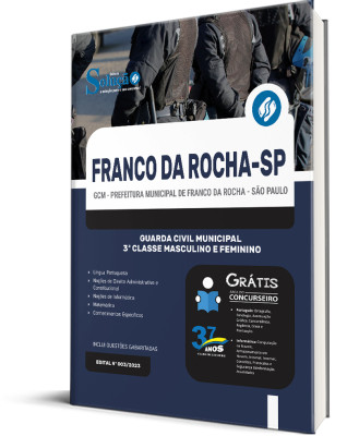 Apostila Prefeitura de Franco da Rocha - SP  - Guarda Civil Municipal - 3ª Classe Masculino e Feminino - Imagem 2