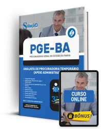 Capa Apostila PGE-BA  - Analista de Procuradoria Temporário (Apoio Administrativo)