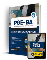 Capa Apostila PGE-BA  - Assistente de Procuradoria Temporária