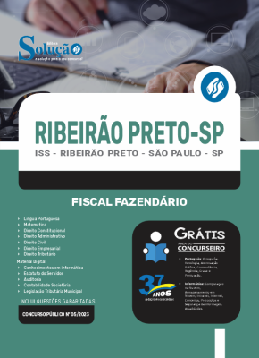 Apostila ISS Ribeirão Preto - SP  - Fiscal Fazendário - Imagem 3