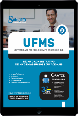 Apostila UFMS em PDF  - Técnico-Administrativo: Técnico em Assuntos Educacionais - Imagem 1