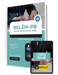 Capa Apostila Prefeitura de Belém - PB  - Agente Administrativo