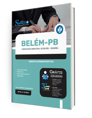 Apostila Prefeitura de Belém - PB  - Agente Administrativo - Imagem 2