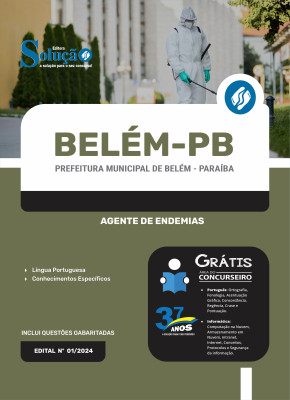 Apostila Prefeitura de Belém - PB  - Agente de Endemias - Imagem 3