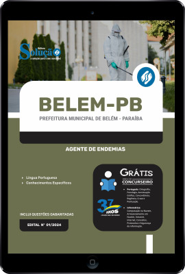 Apostila Prefeitura de Belém - PB em PDF  - Agente de Endemias - Imagem 1