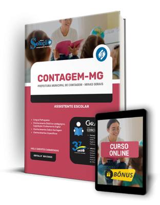 Apostila Prefeitura de Contagem - MG  - Assistente Escolar - Imagem 1