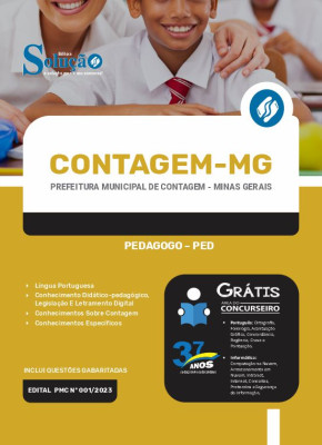 Apostila Prefeitura de Contagem - MG  - Pedagogo - PED - Imagem 3