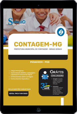 Apostila Prefeitura de Contagem - MG em PDF  - Pedagogo - PED - Imagem 1
