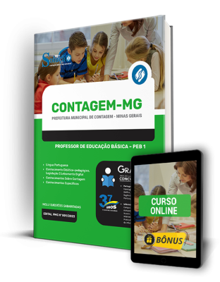 Apostila Prefeitura de Contagem - MG  - Professor de Educação Básica - PEB 1 - Imagem 1
