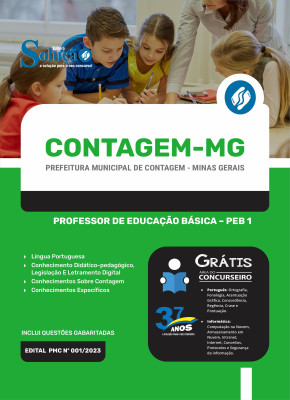 Apostila Prefeitura de Contagem - MG  - Professor de Educação Básica - PEB 1 - Imagem 3