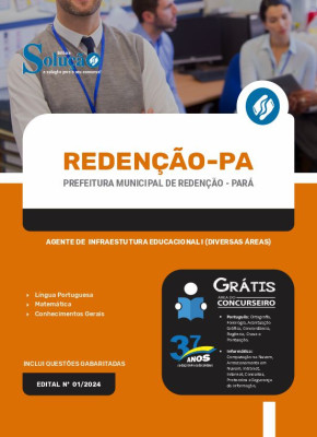 Apostila Prefeitura de Redenção - PA  - Agente de Infraestutura Educacional I (Diversas Áreas) - Imagem 2