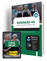 Capa Apostila Prefeitura de Redenção - PA  - Agente de Infraestrutura Educacional II - Merendeira