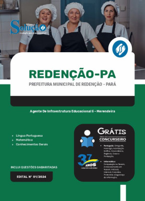 Apostila Prefeitura de Redenção - PA  - Agente de Infraestrutura Educacional II - Merendeira - Imagem 3