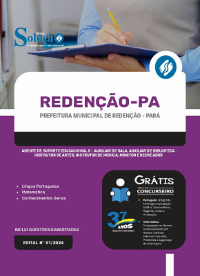 Apostila Prefeitura de Redenção - PA  - Agente de Suporte Educacional II - Imagem 2