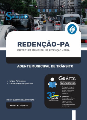 Apostila Prefeitura de Redenção - PA  - Agente Municipal de Trânsito - Imagem 3