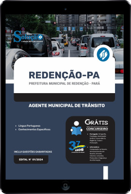 Apostila Prefeitura de Redenção - PA em PDF  - Agente Municipal de Trânsito - Imagem 1