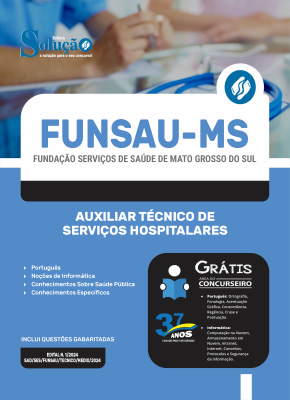 Apostila FUNSAU-MS  - Auxiliar Técnico de Serviços Hospitalares - Imagem 3