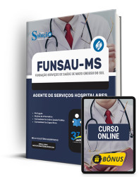 Capa Apostila FUNSAU-MS  - Agente de Serviços Hospitalares