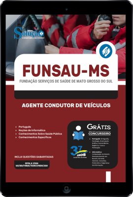 Apostila FUNSAU-MS em PDF  - Agente Condutor de Veículos - Imagem 1