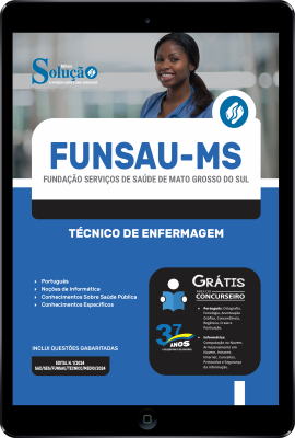 Apostila FUNSAU-MS em PDF  - Técnico de Enfermagem - Imagem 1