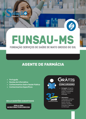 Apostila FUNSAU-MS  - Agente de Farmácia - Imagem 3