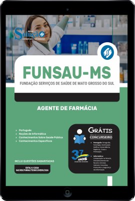 Apostila FUNSAU-MS em PDF  - Agente de Farmácia - Imagem 1