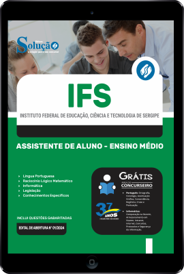 Apostila IFS em PDF  - Assistente de Aluno Ensino Médio - Imagem 1