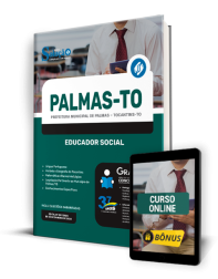 Capa Apostila Prefeitura de Palmas - TO (SMS Palmas)  - Educador Social