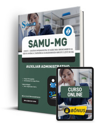 Capa Apostila SAMU-MG (CISDESTE)  - Auxiliar Administrativo